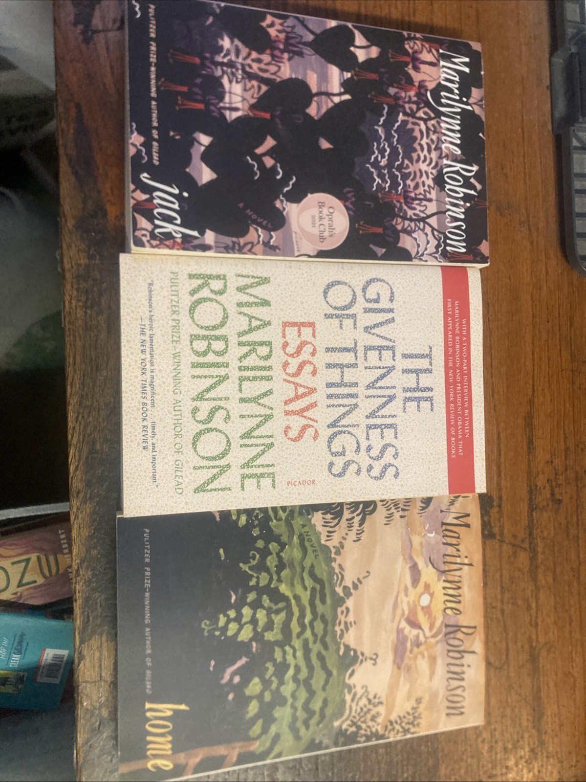 Marilynne Robinson Lot Of3 Books Home Jack Paperback Book Lot