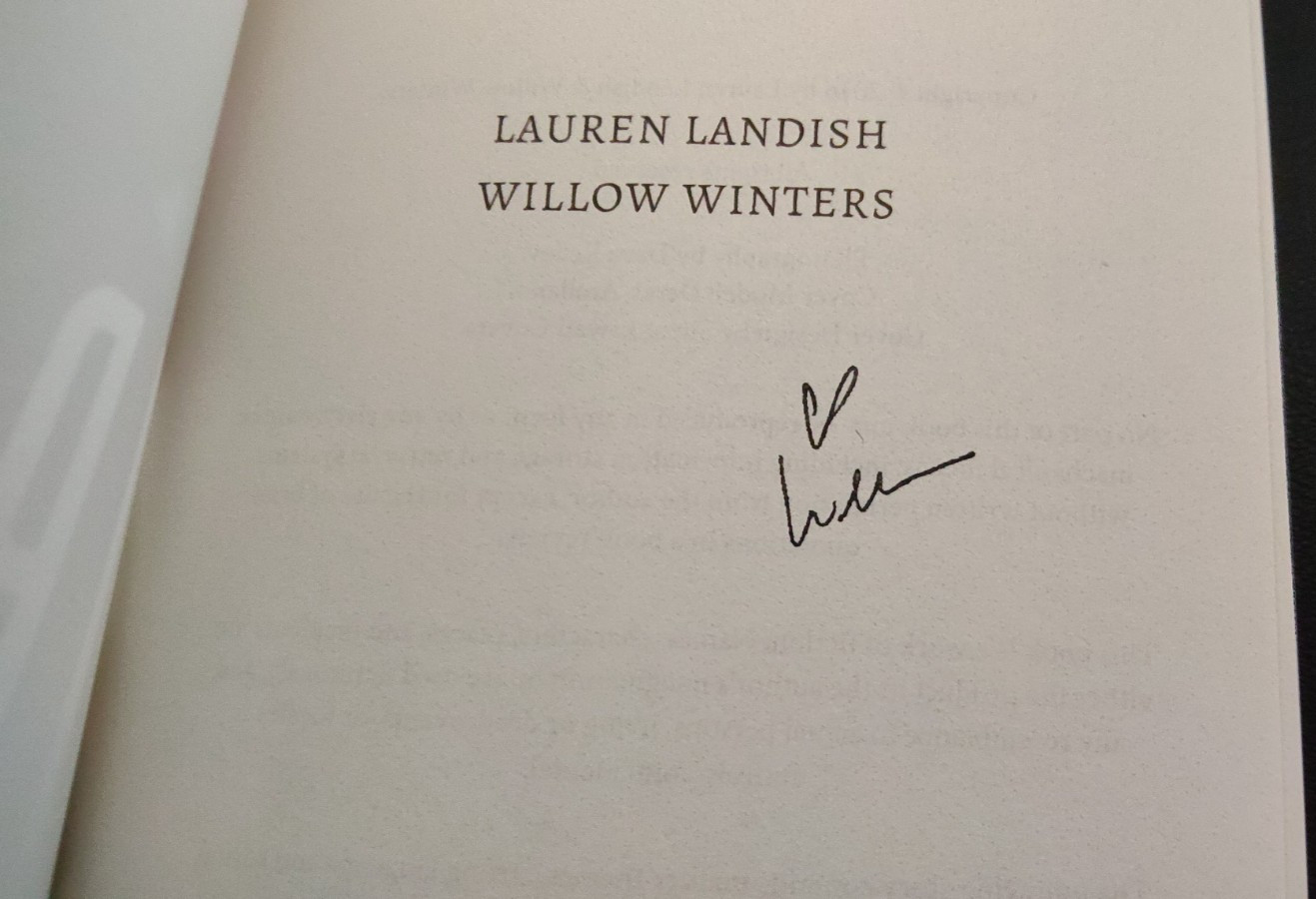 Mr. CEO by Lauren Landish & Willow Winters 2016 Paperback Signed