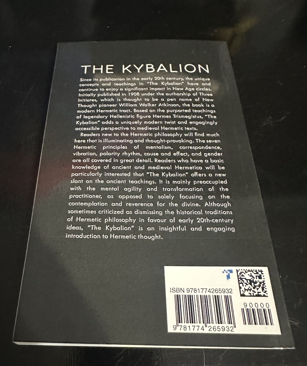 The Kybalion: Three Initiates-Paperback