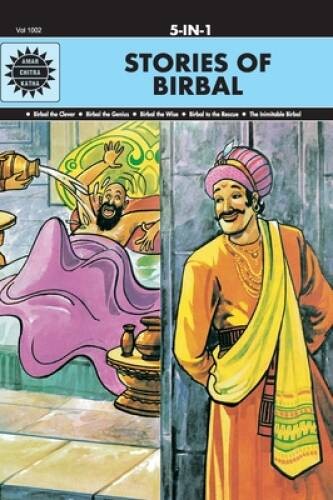 5 in 1: Stories of Birbal (Amar Chitra Katha 5 in 1 Series) – Hardcover – GOOD