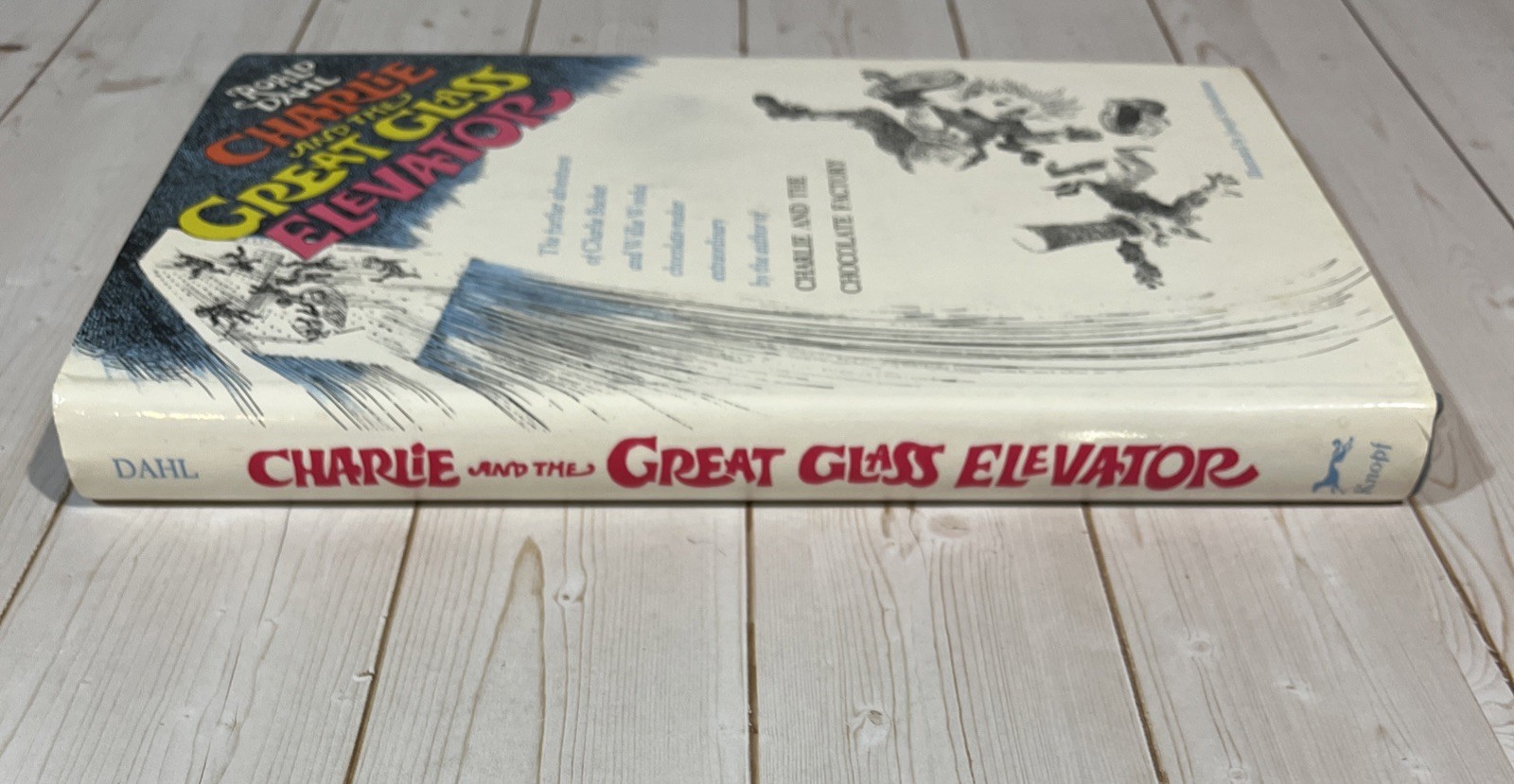 Charlie And The Great Glass Elevator By Roald Dahl – 1972 HCDJ Fifth Printing