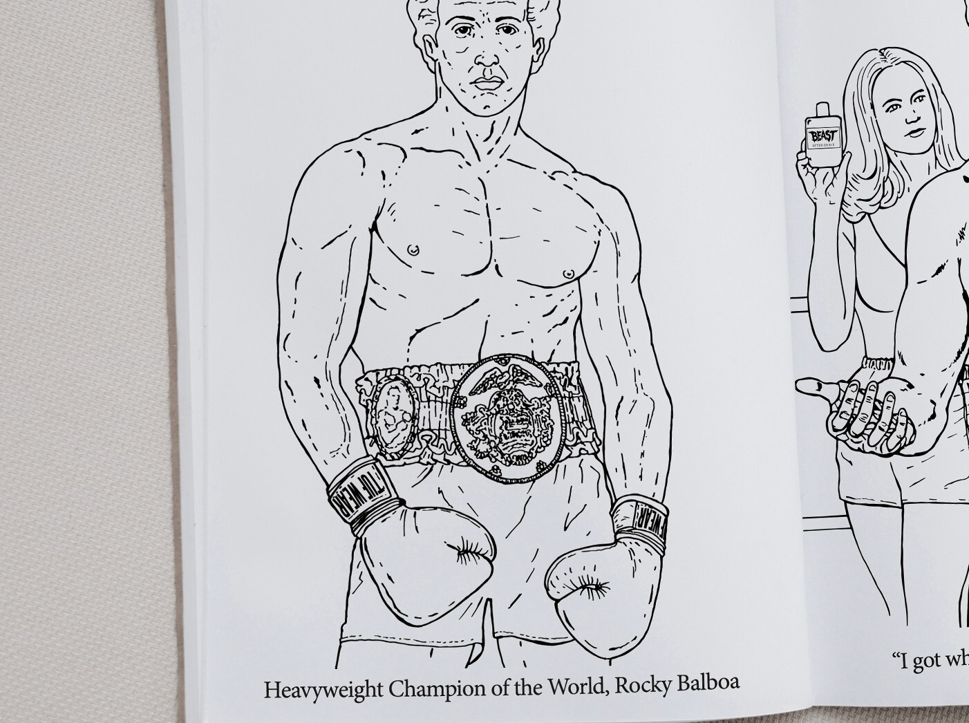 Rocky Coloring Book – 32 Pages of Rocky Balboa! All Original Illustrations!