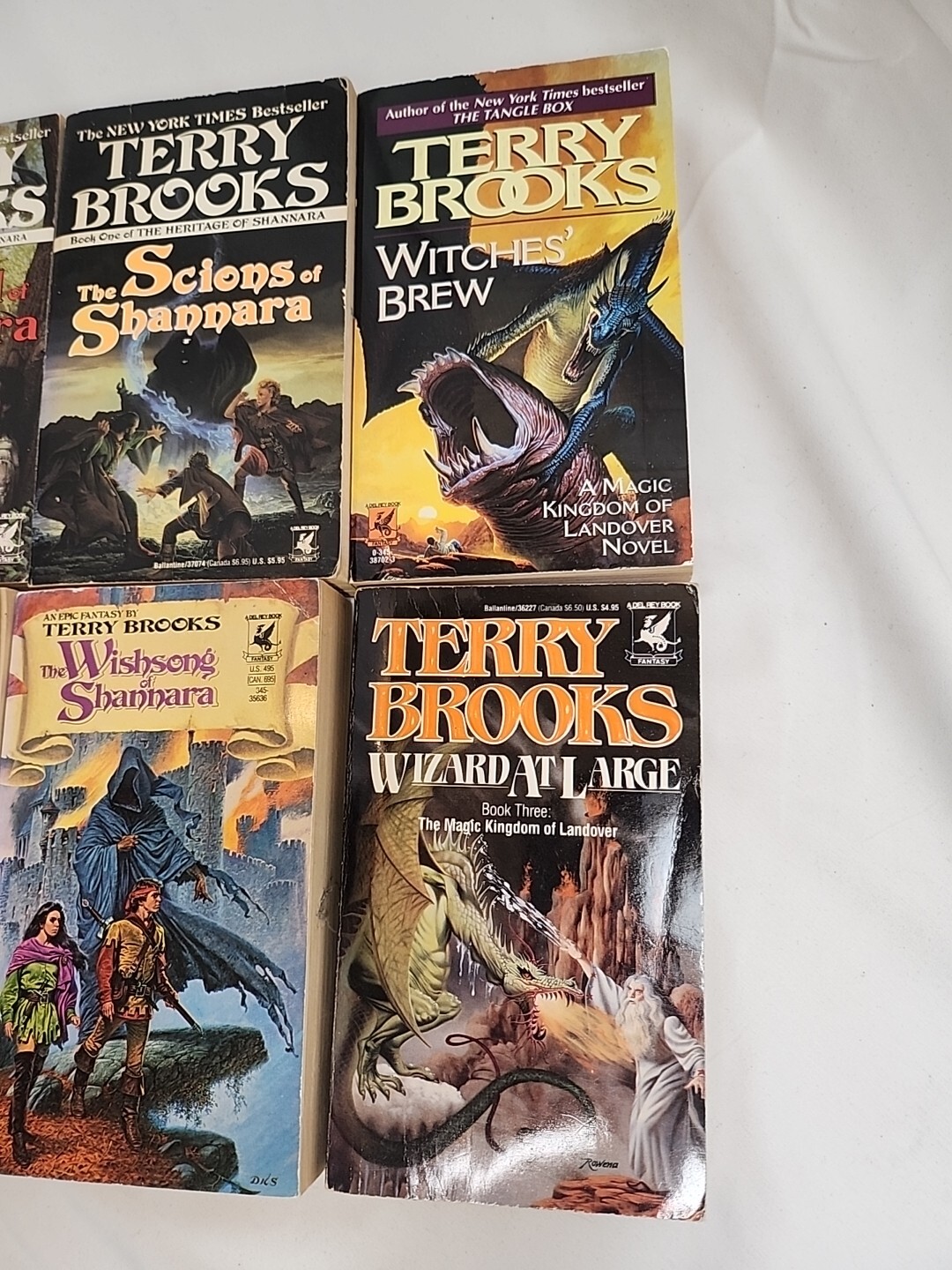 8 Terry Brooks Book Lot Shannara Series in Good/Great Condition FREE SHIPPING