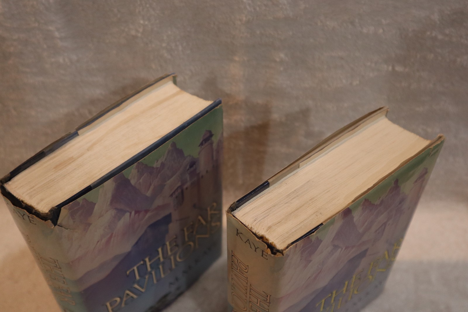 The Far Pavilions volumes 1 & 2 by M. M. Kaye St. Martin’s Press hc dj Book Club
