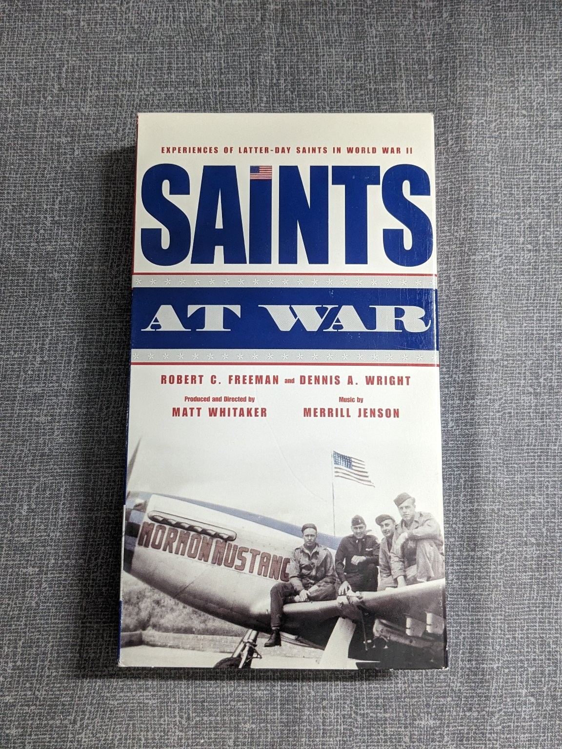 Saints at War VHS 2001 Documentary WWII BYU Covenant Communications