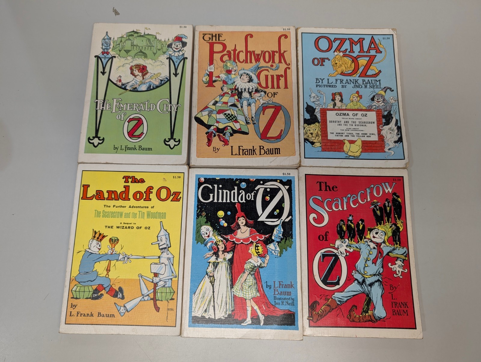 Oz Paperback Book Lot of 16 by L. Frank Baum