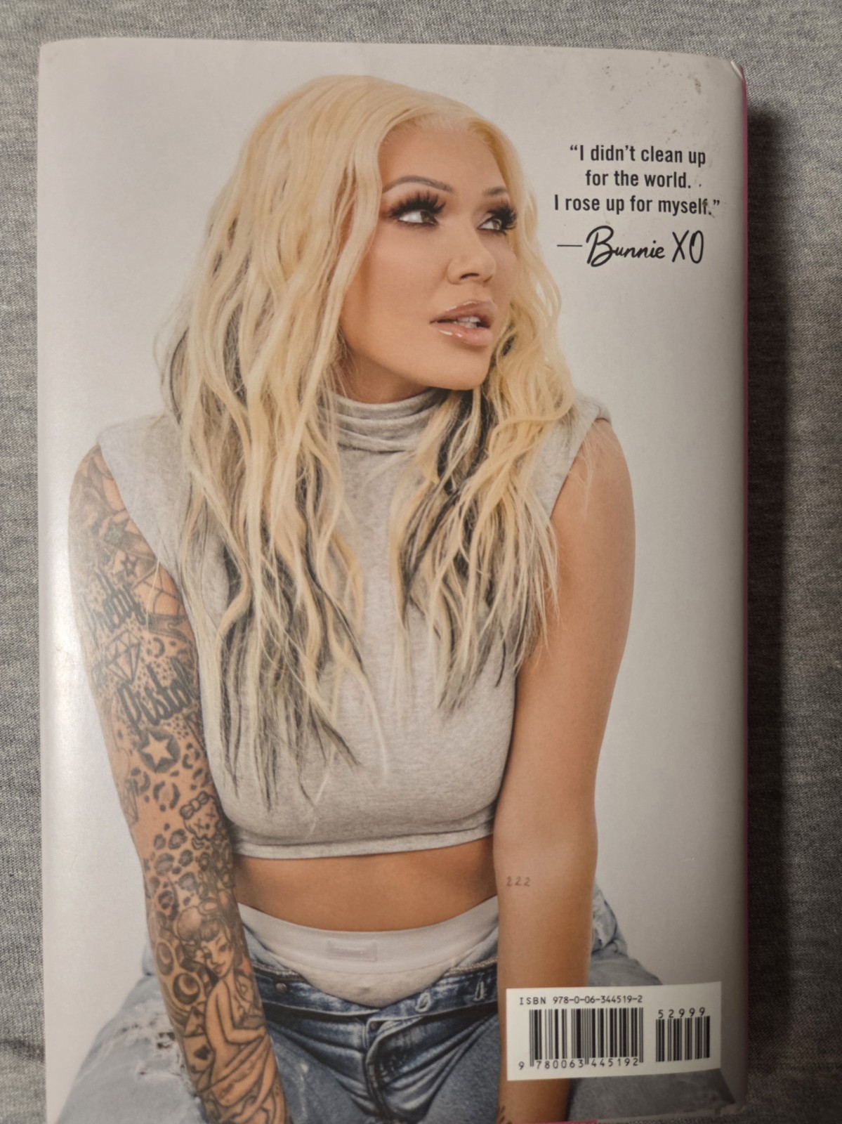 Bunnie XO Stripped Down Unfiltered and Unapologetic Hardcover Biography Book
