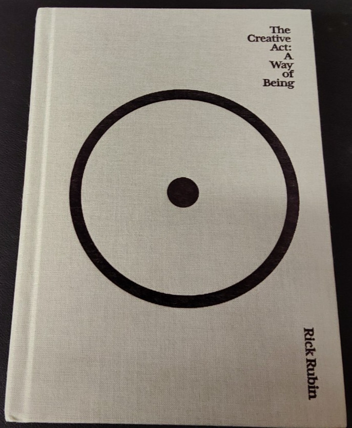 The Creative Act: A Way of Being by Rick Rubin 2023 HC