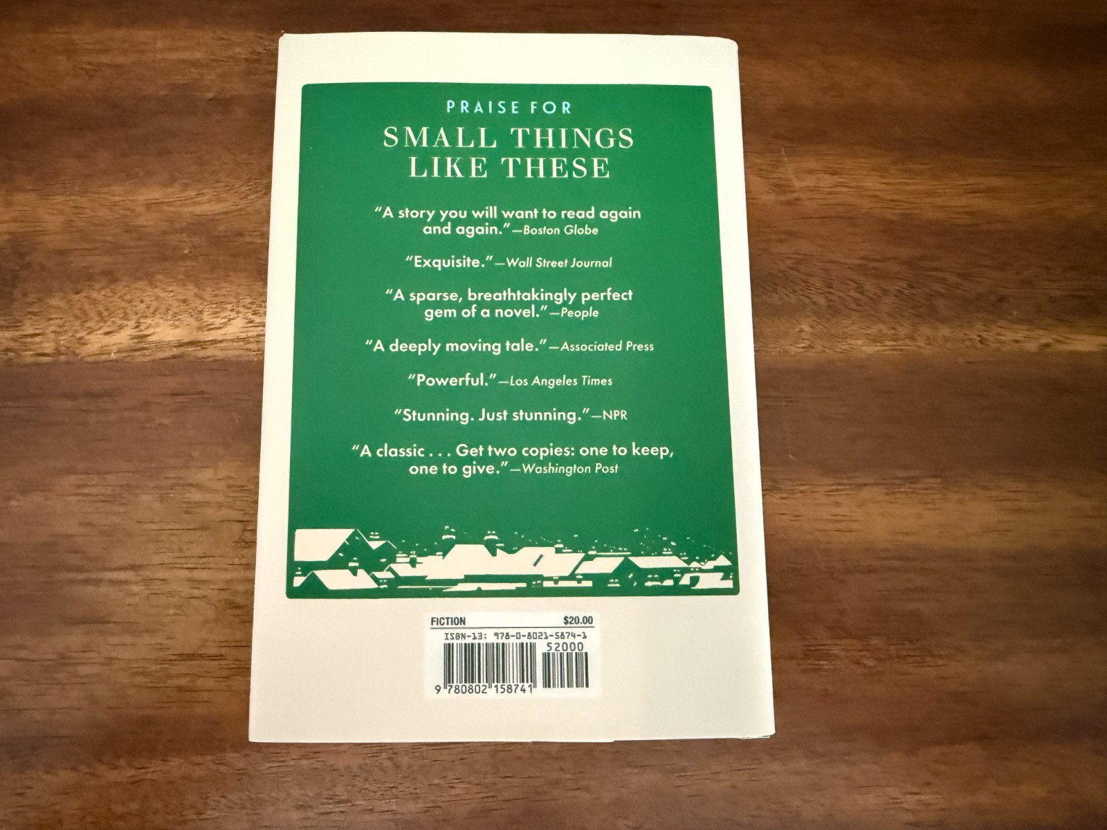 Small Things Like These by Claire Keegan (2021, Hardcover) FREE SHIPPING