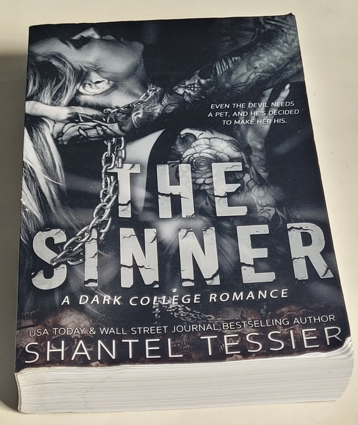 The Sinner – A Dark College Romance Shantel Tessier – Softcover – Preowned