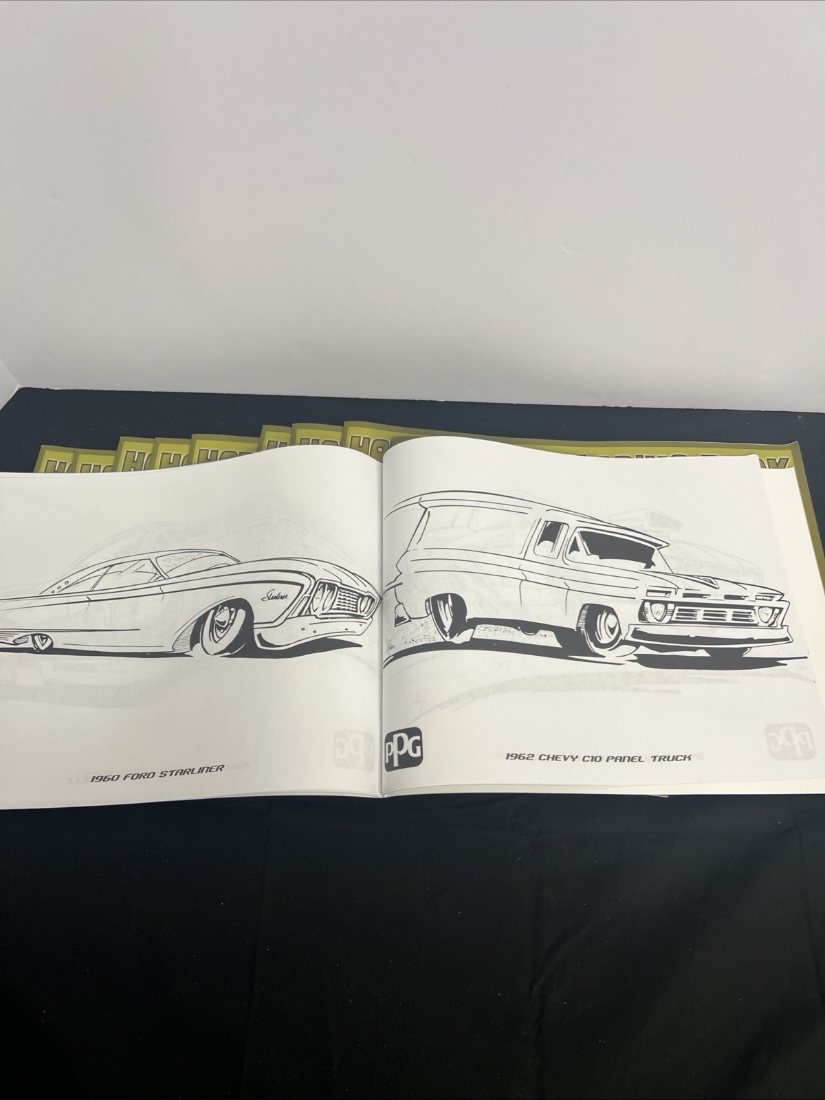 2016 PPG Industries-Hot Rod Coloring Book By SQUINDO- 30 Pages