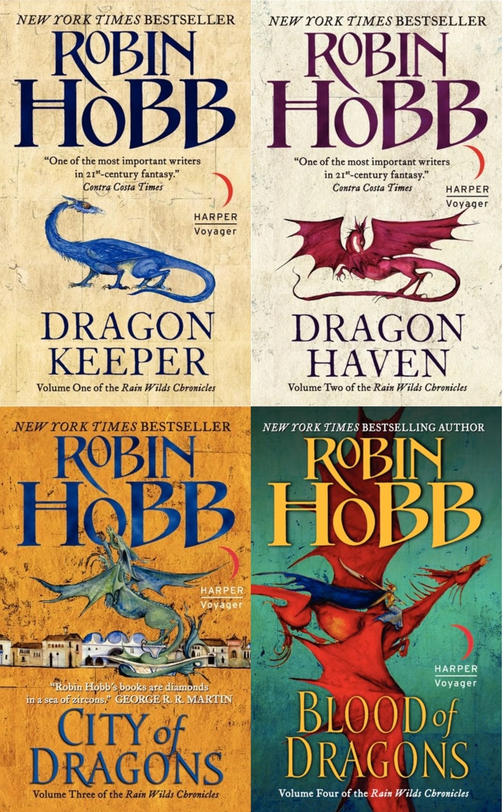 Robin Hobb The Rain Wild Chronicles Trilogy Collection 4 Books Set Paperback