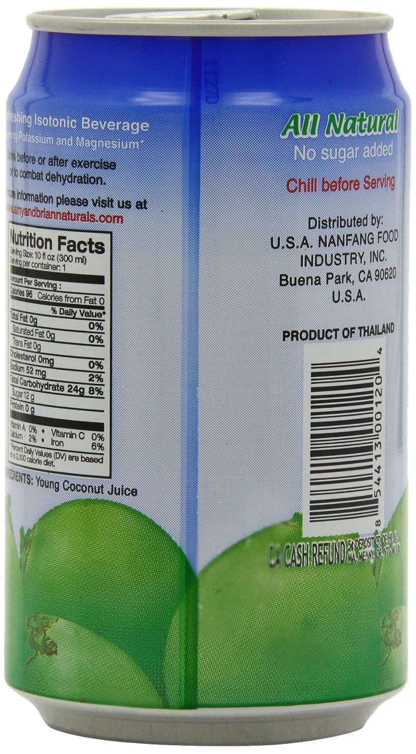 Coconut Water Original, 10 Fl Oz (Pack of 24)