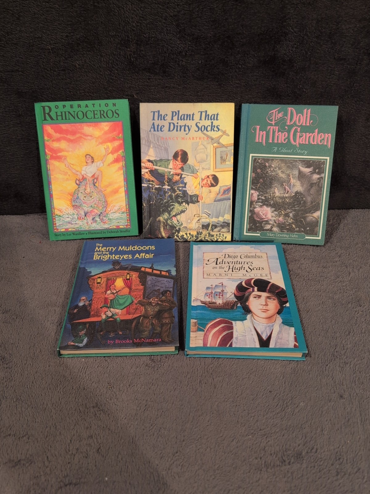 Vintage Lot Of 5 Weekly Reader Children’s Books 1980’s 1990’s Hardcover