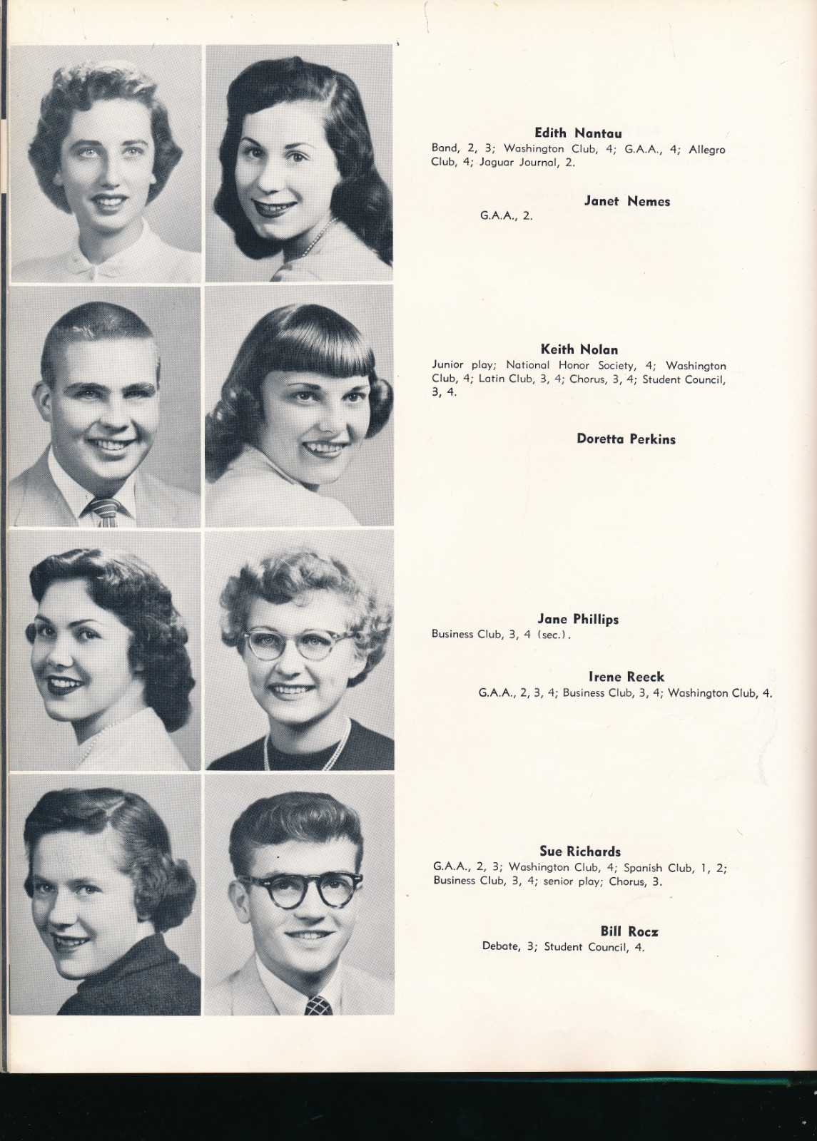 Allen Park MI Allen Park High School yearbook 1954 Michigan