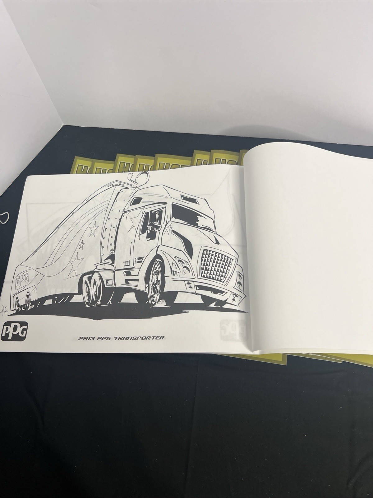 2016 PPG Industries-Hot Rod Coloring Book By SQUINDO- 30 Pages