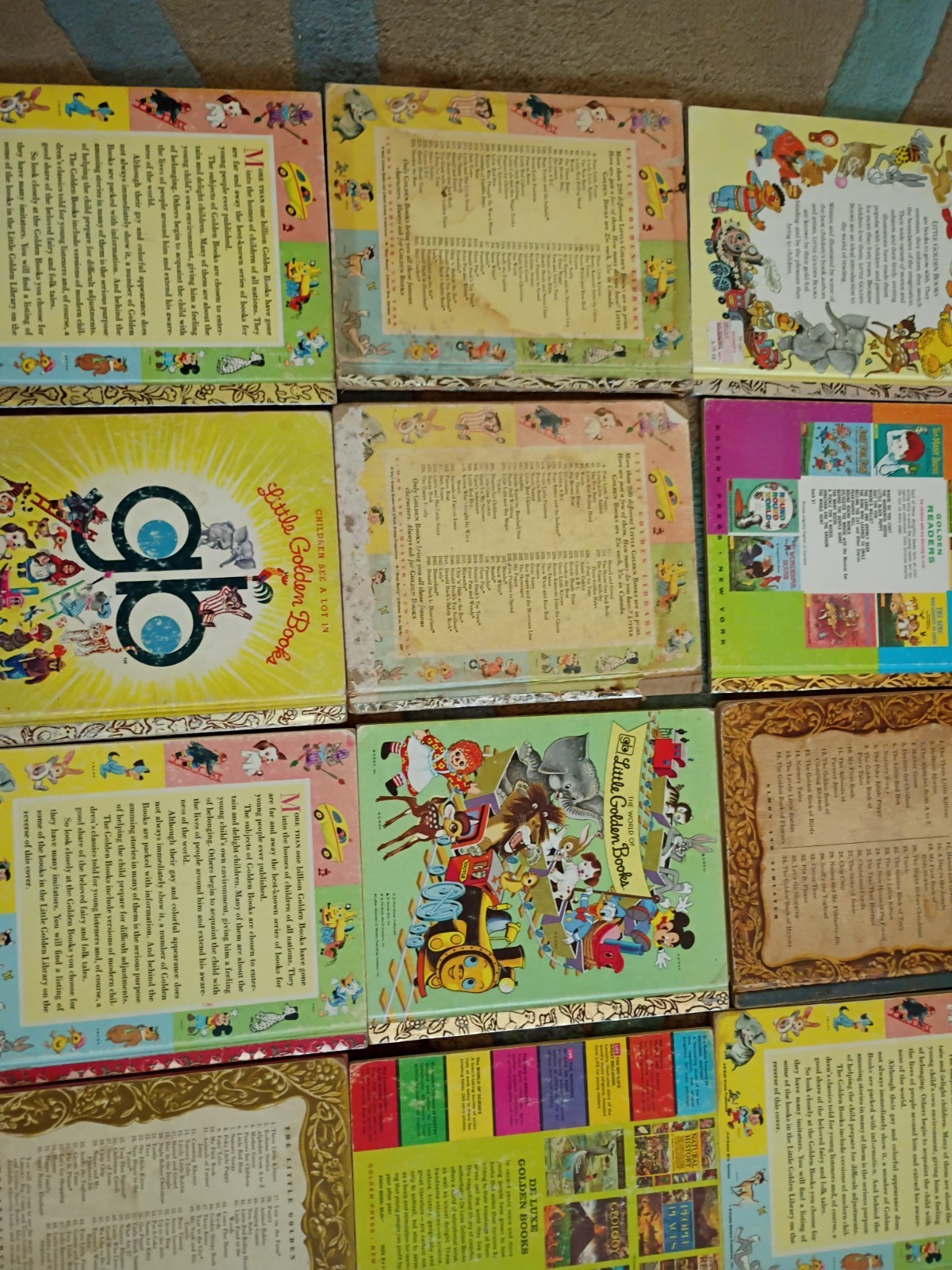 Lot of 33 Little Golden Books Vintage 1940’s To 1980’s Fair Condition