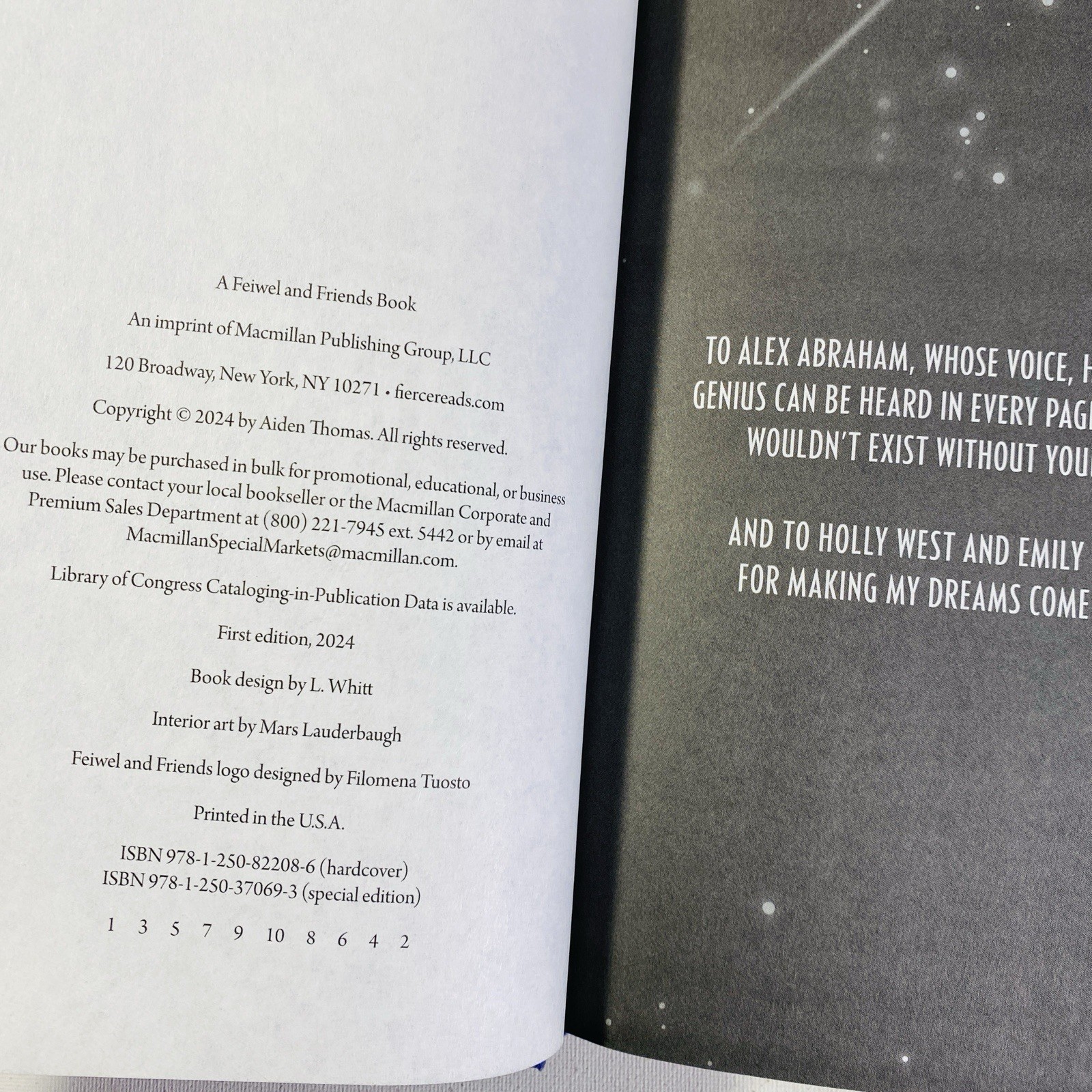 Celestial Monsters by Aiden Thomas 2024 Hardcover