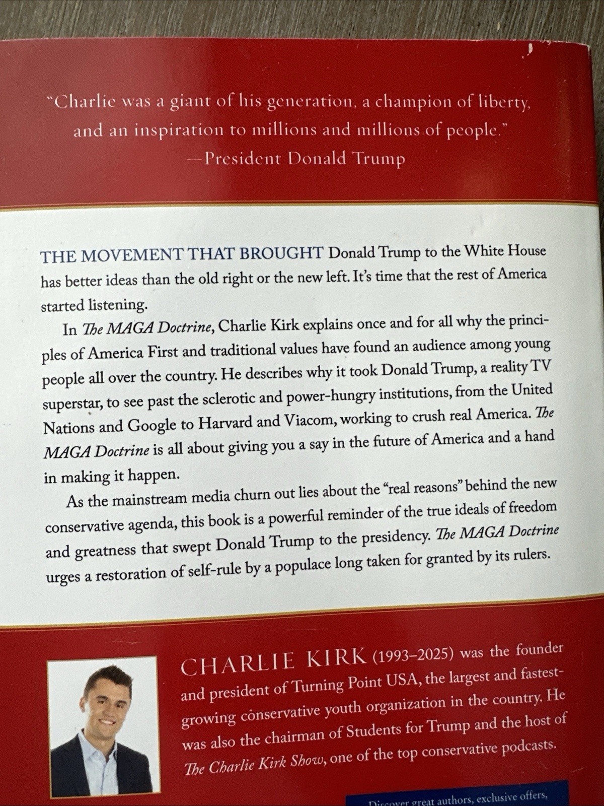 MAGA Doctrine : The Only Ideas That Will Win the Future by Charlie Kirk…