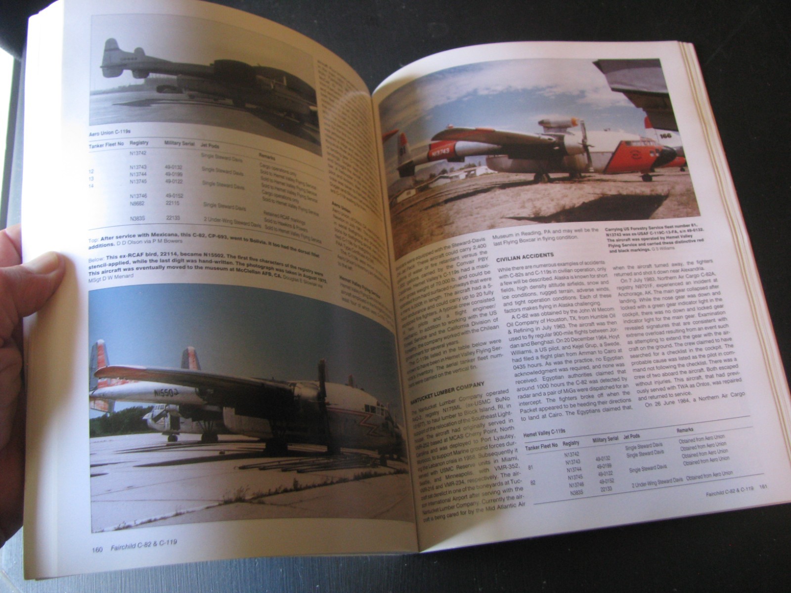 AEROFAX FAIRCHILD C-82 PACKET & C-119 FLYING BOXCAR ALWYN LLOYD VG/NN