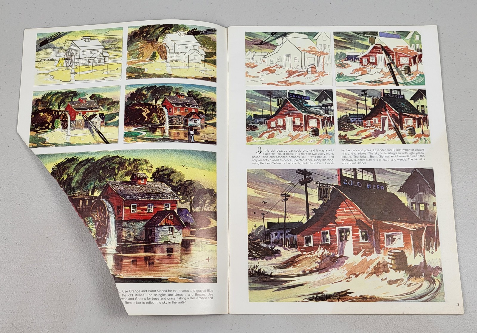 Vtg Old Shacks Barns Art Book #169 by LaVere Hutchings 1980s W Foster Guide USA