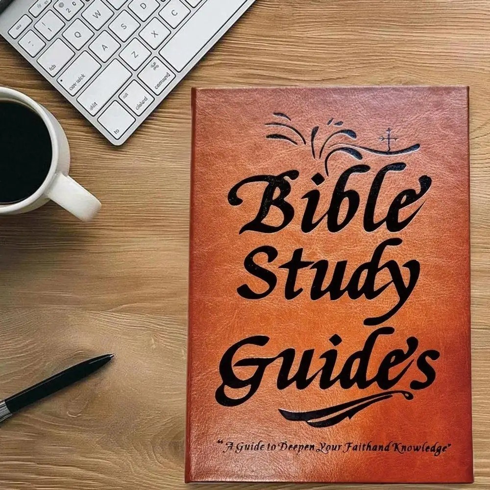 66-Page Bible Study Guide Daily Devotional Journal Scripture Quotes Religious No