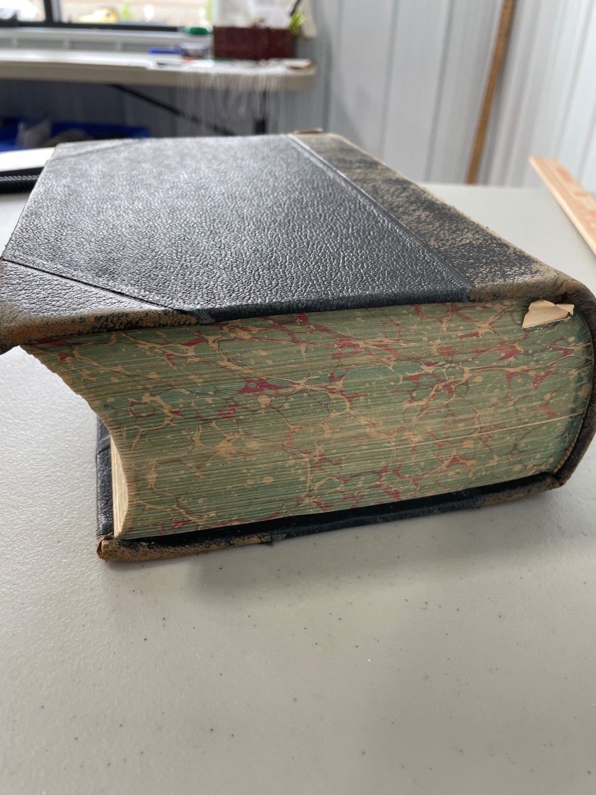 Antique Vitalogy Encyclopedia Of Health And Home Hardcover 1914 Black Leather