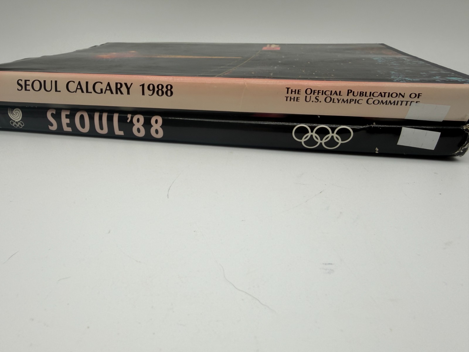 Lot of 2 South South Korea Olympics Books Official Book of the Olympiad