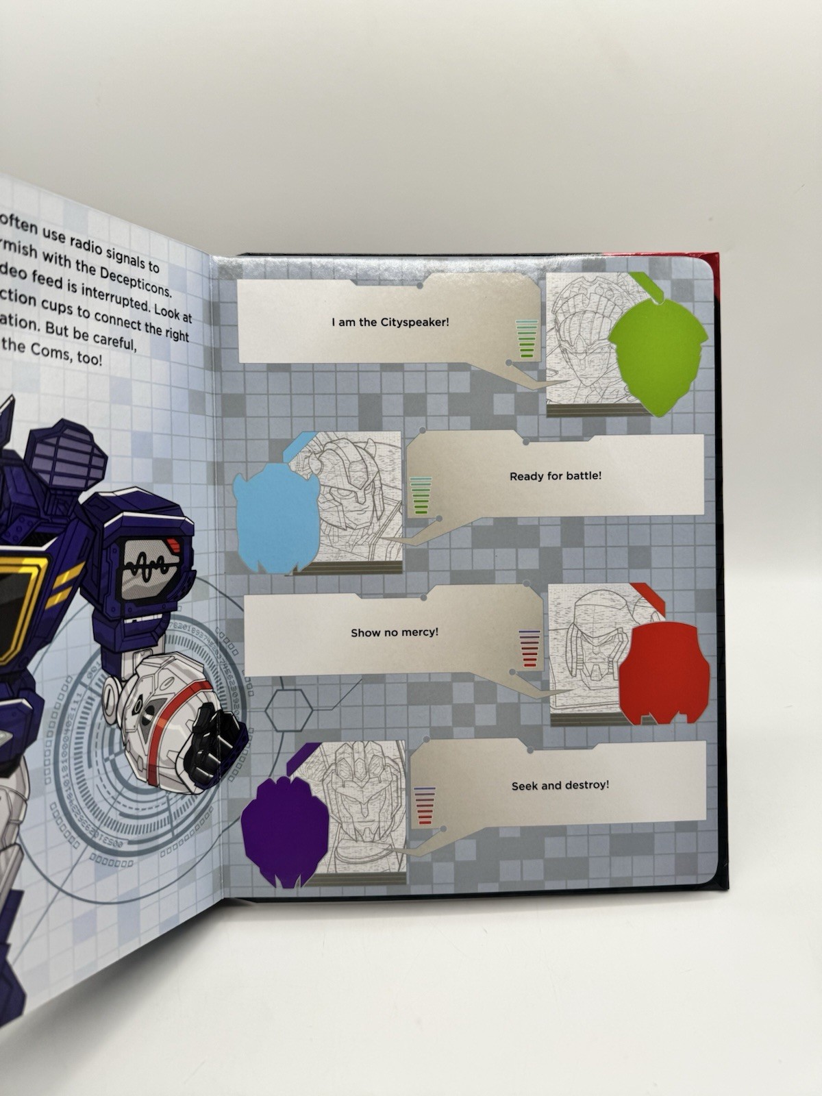 Transformers Stuck On Stories with Suction Cup Toys Board Game and Storybook