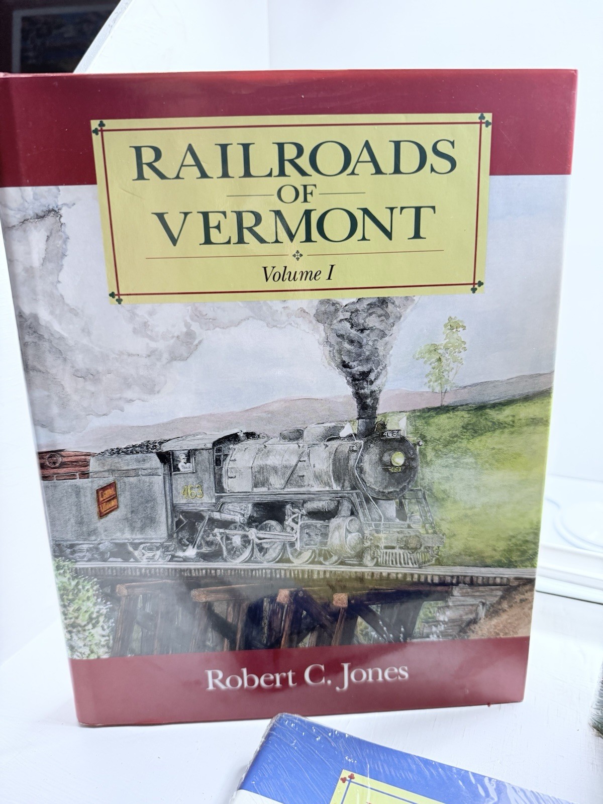 Railroads of Vermont Robert C Jones Vol 1 2 Pictorial 3 Book HC Set