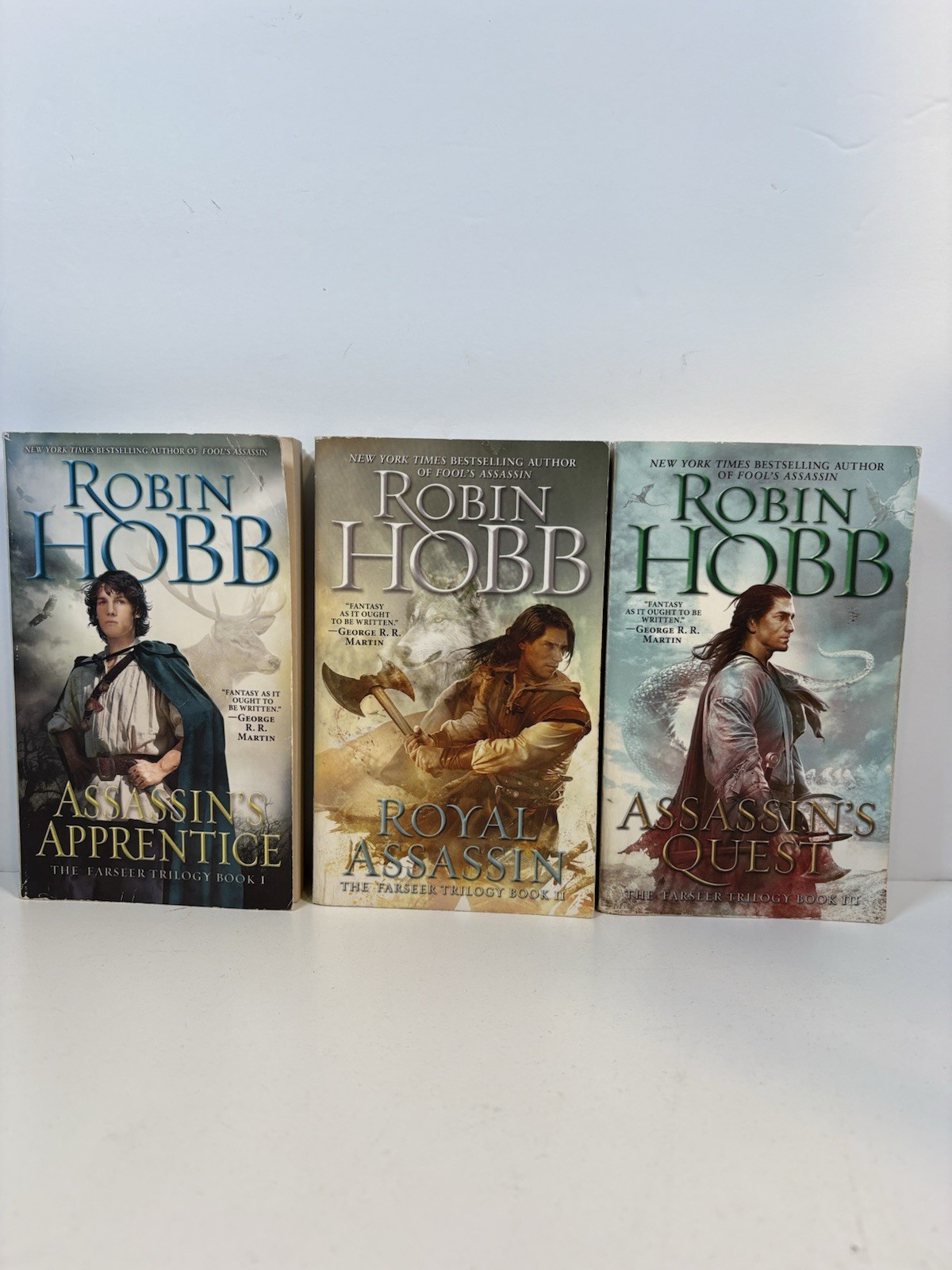 Robin Hobb Farseer Trilogy Assassin’s Apprentice Royal Assassin Quest Book 1-3