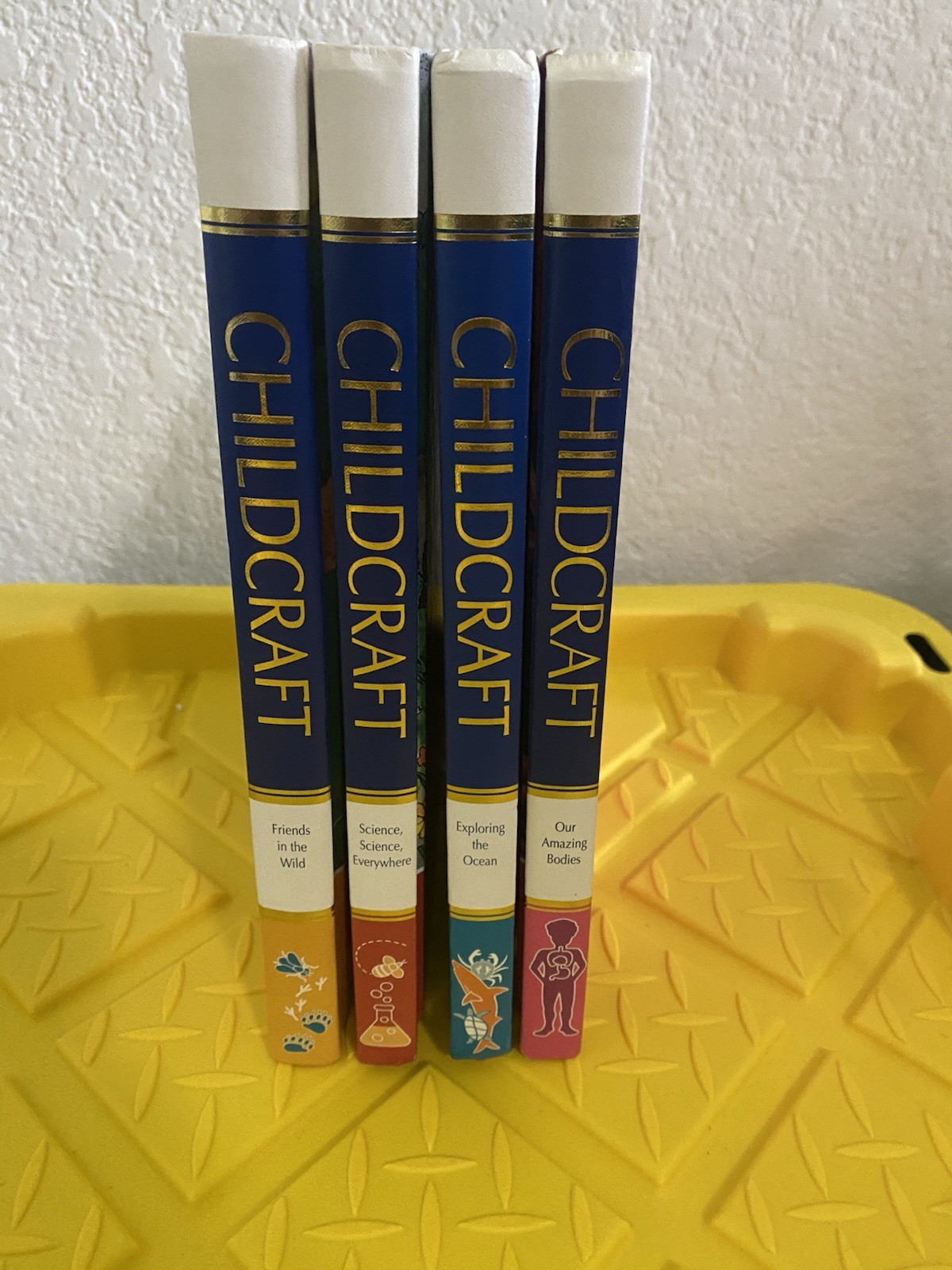 4 Childcraft Vintage Annual Series 1995-1998 Hardcover Educational By World Book