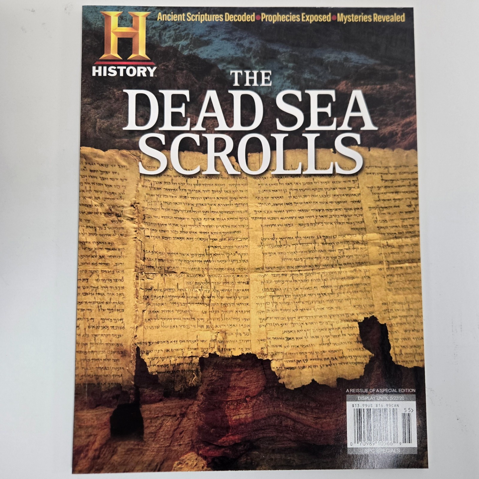 4 History Channel Bookazines ~ Mafia, Haunted History, Bible Treasures, Dead Sea