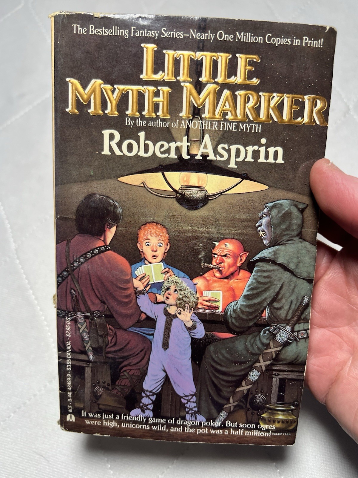 Robert Aspirin Books FIVE Myth Adventures Series Paperback 1980s Vintage