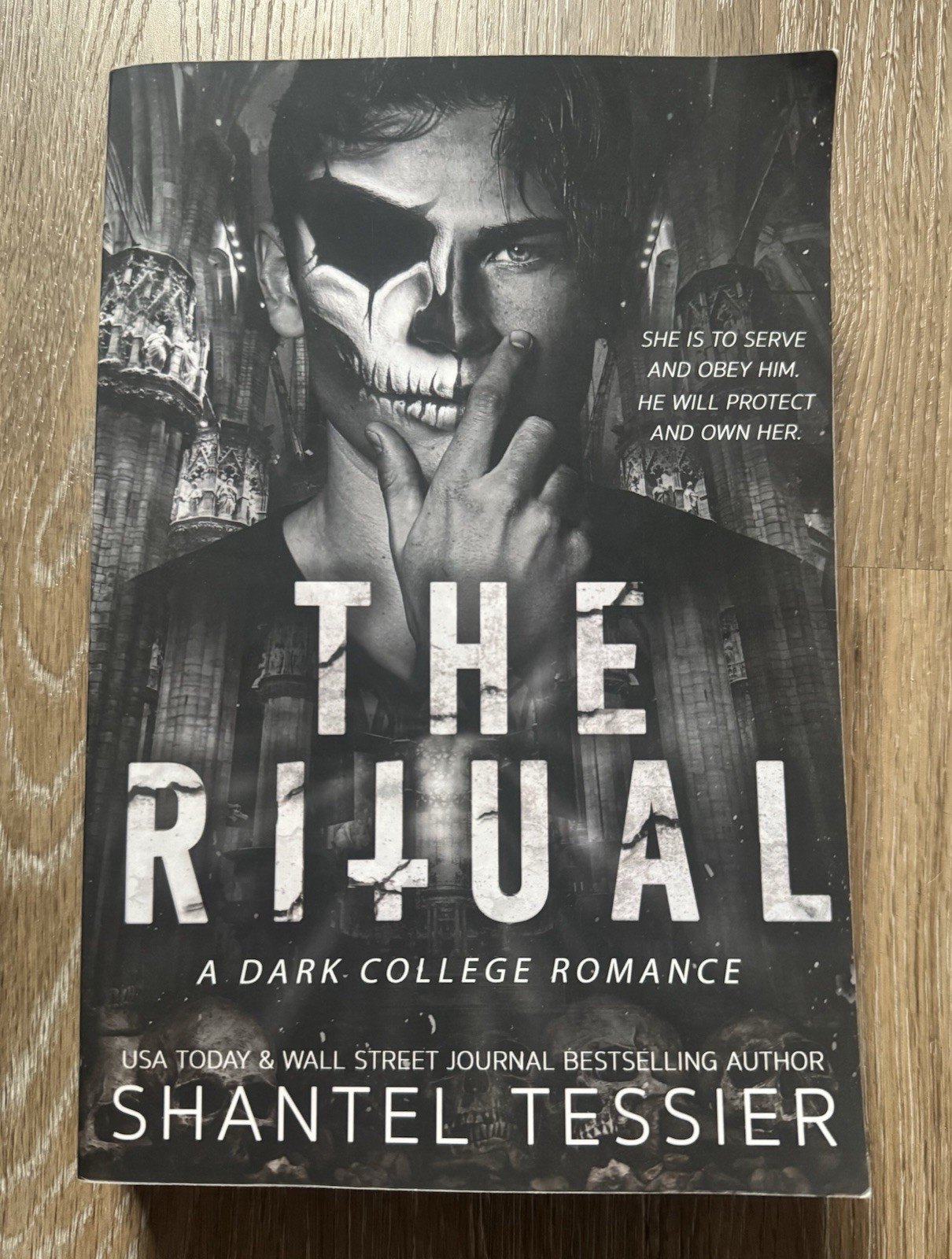 The Ritual Paperback Book by Shantel Tessier A Dark College Romance GUC