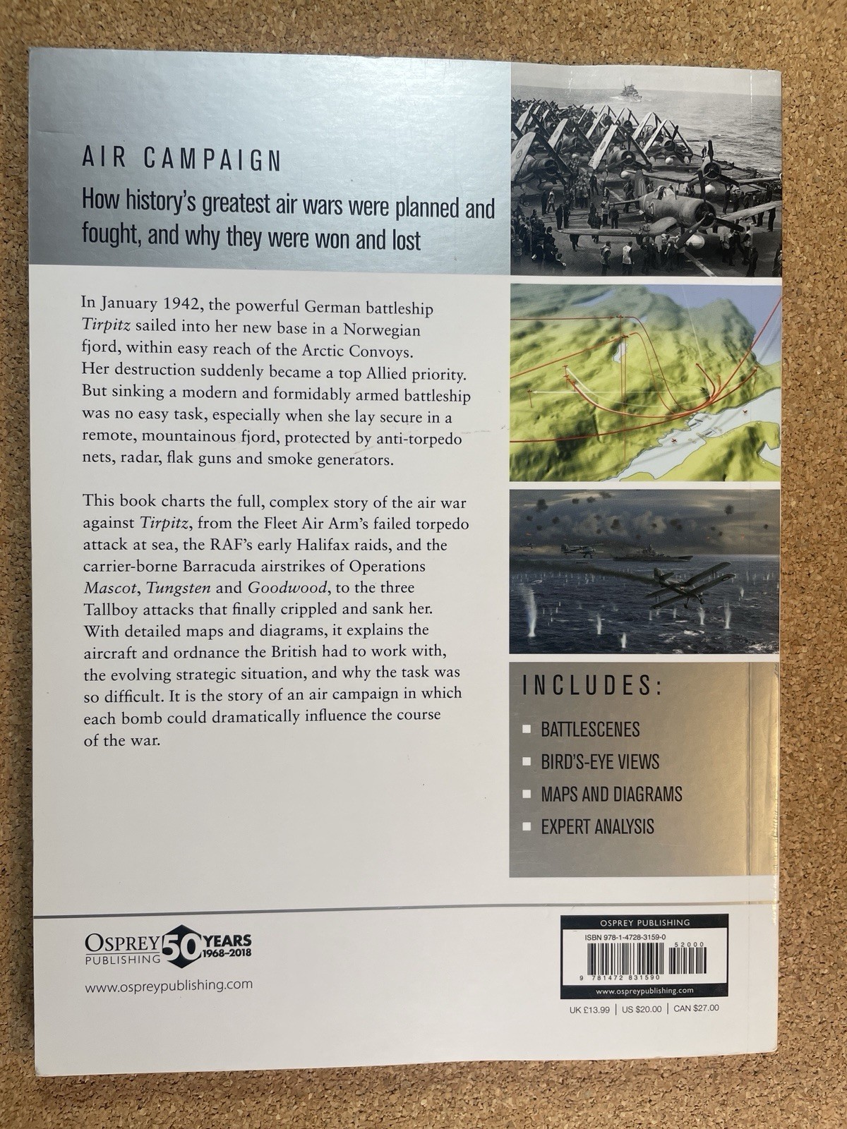 Sink the Tirpitz 1942-44 – Osprey Air Campaign #7, 94 Pages, SB, 2018