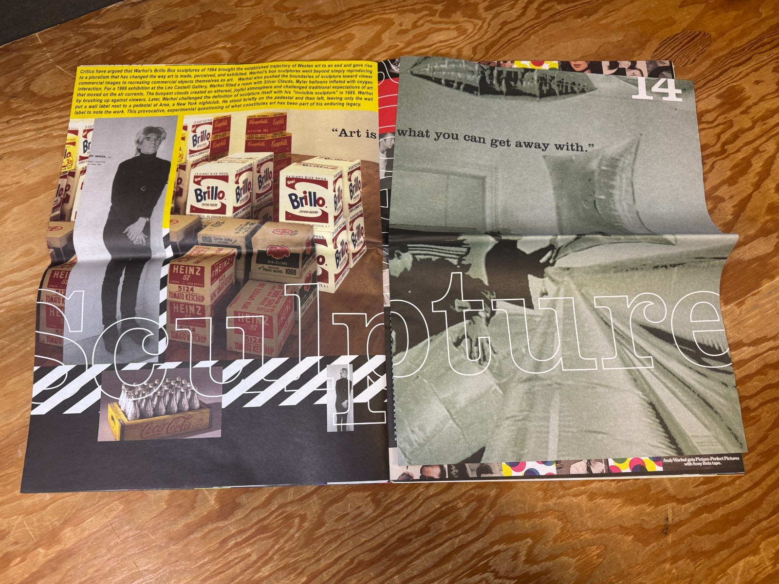 Andy Warhol by Cultura, 2005, First Edition, 30 pages tabloid-style book