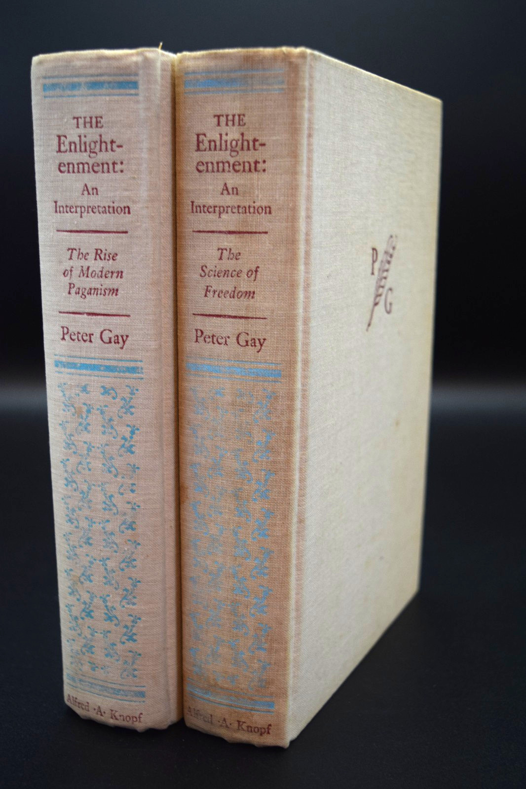 The Enlightenment An Interpretation Peter Gay 2 Vol. Set HC 1st Edition