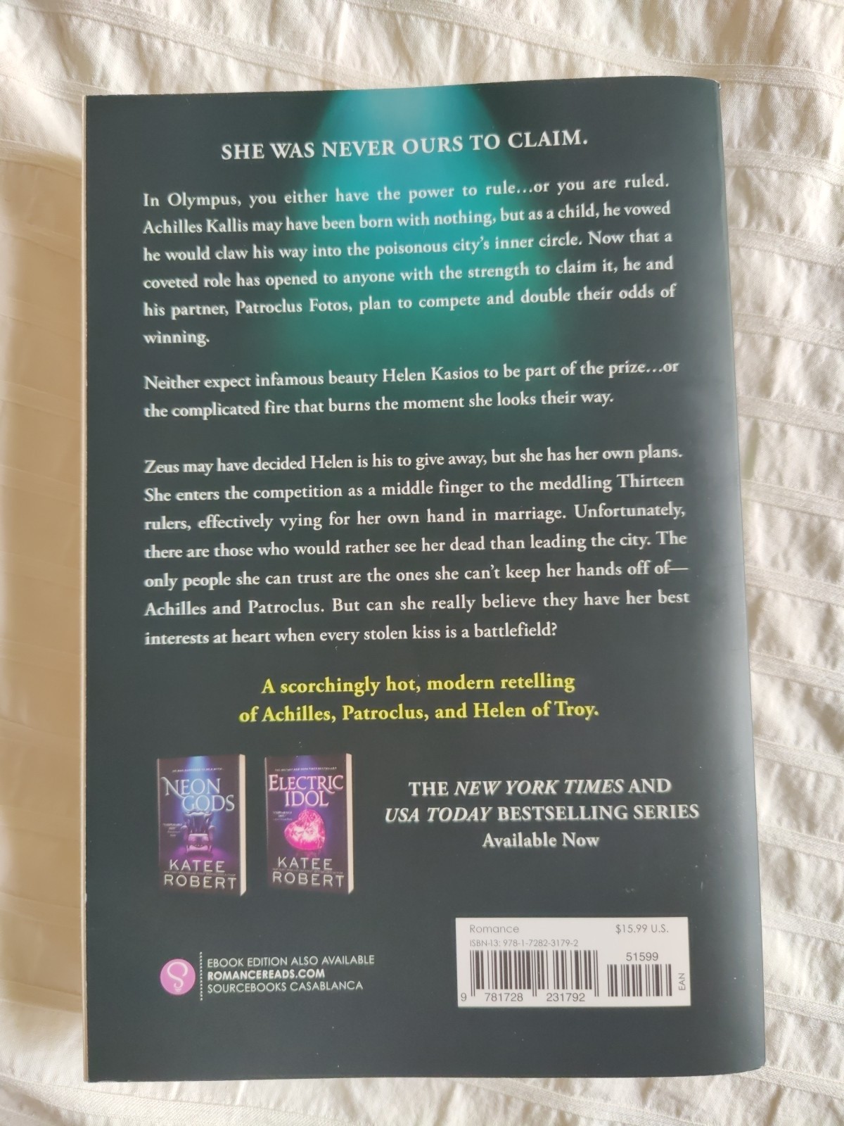 Katee Robert Dark Olympus Series 1 2 3 4 Book Set Lot Very Good Like New