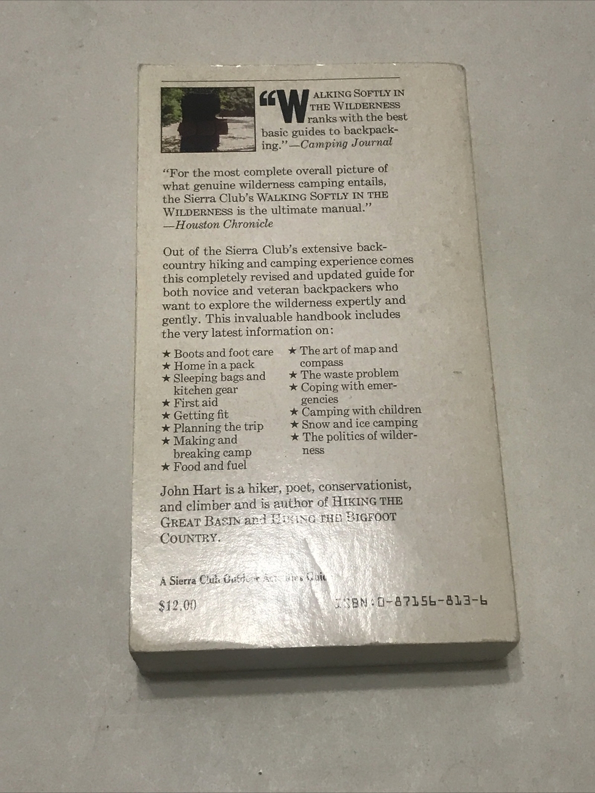 Walking Softly In The Woods Book Soft Cover 8 inches 2901