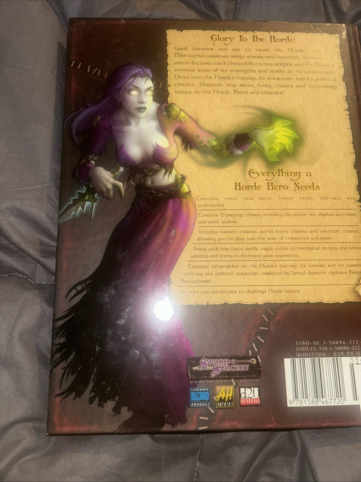 World of Warcraft: Horde Player’s Guide by Bruce Graw Hardcover – New Old Stock