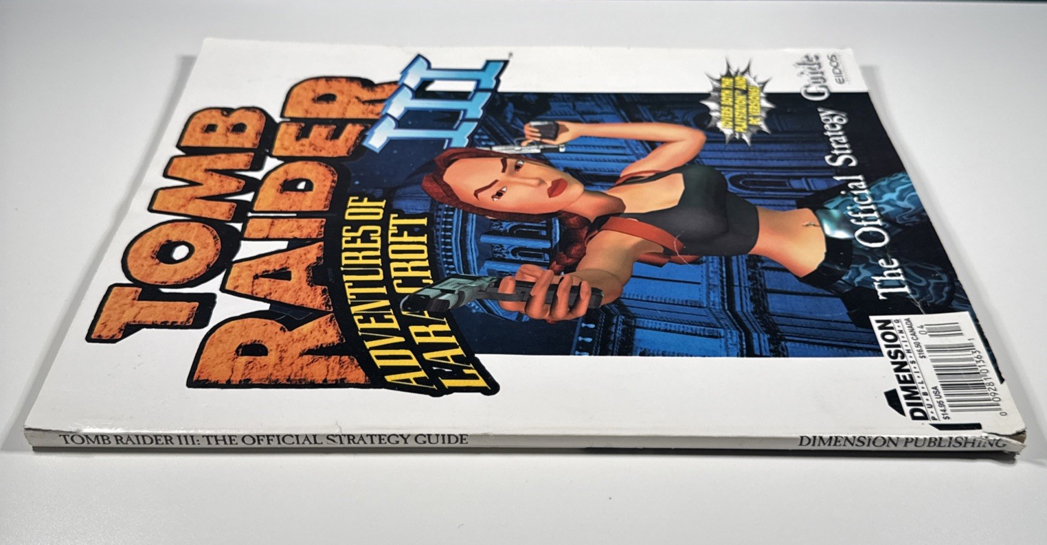 Tomb Raider III Adventures Of Lara Croft Official Strategy Guide Covers PS & PC