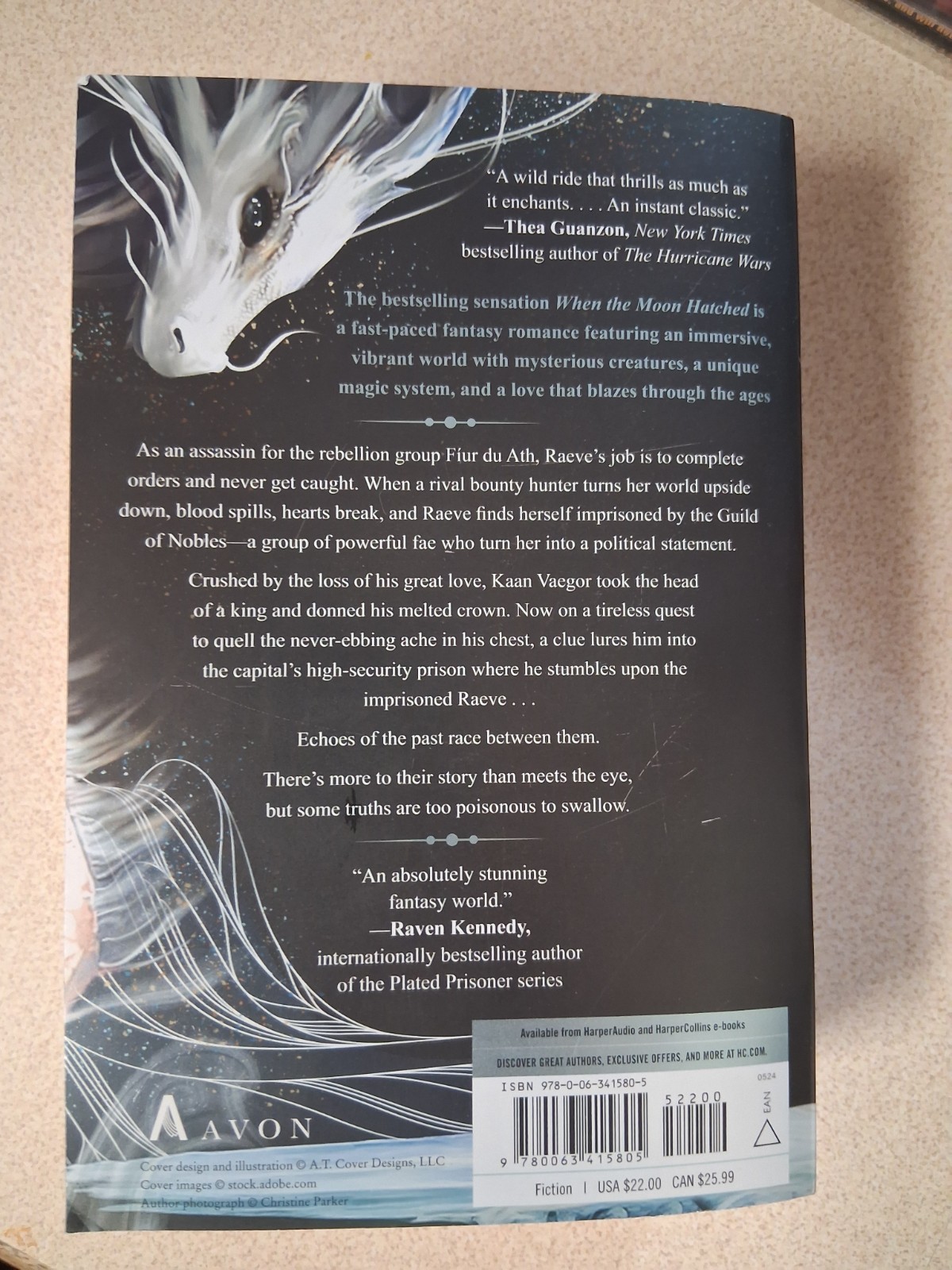 When the Moon Hatched a Novel by Sarah A. Parker (2024, Trade Paperback)