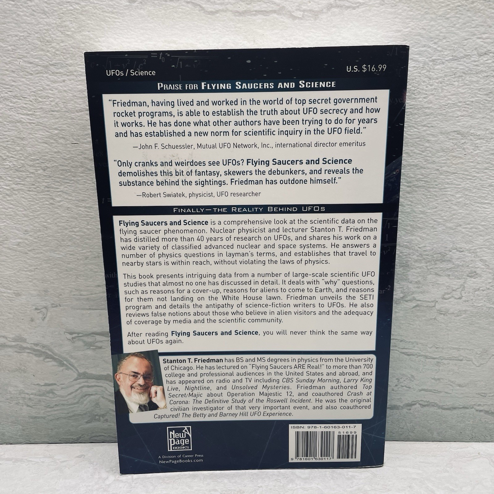 Flying Saucers & Science SIGNED Friedman – A Scientist Investigates UFOs ©2008