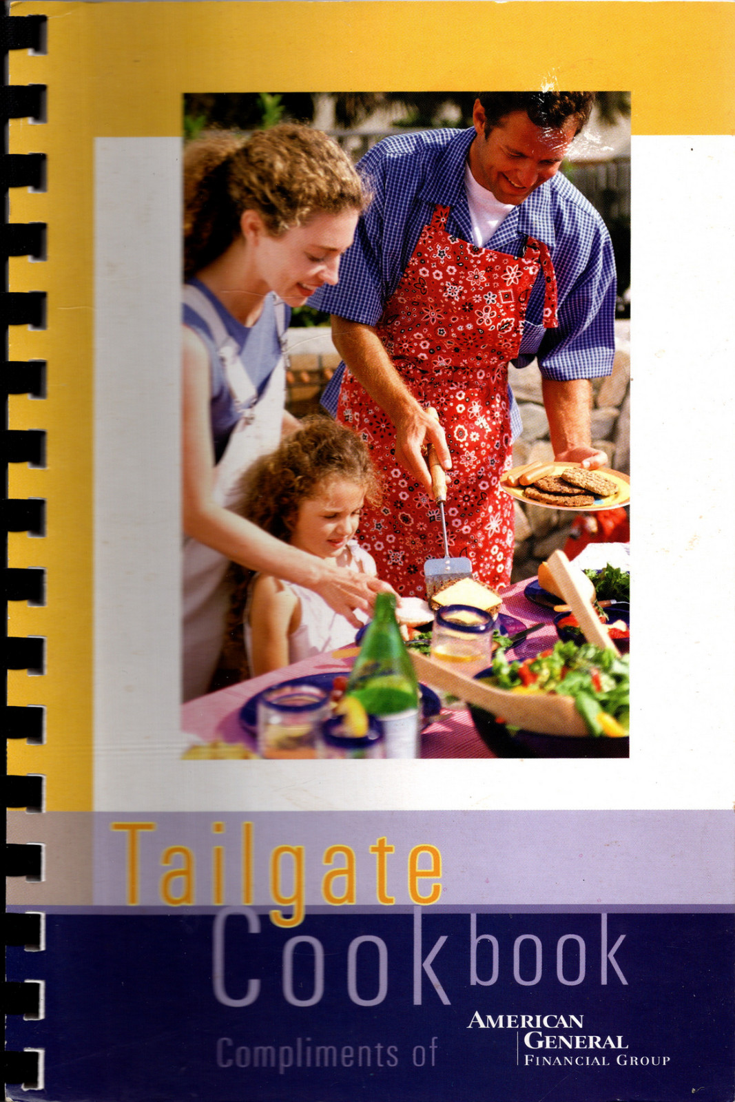 Tailgate Cookbook Vintage 1994 Spiral Bound Trade Paperback 76 Pages Acceptable