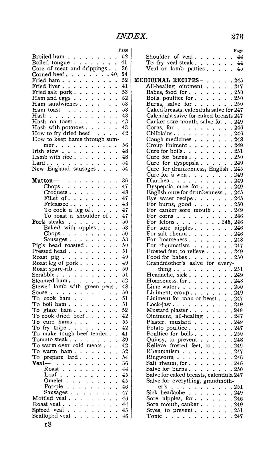 1876 “76” A Cook Book 286 Pages