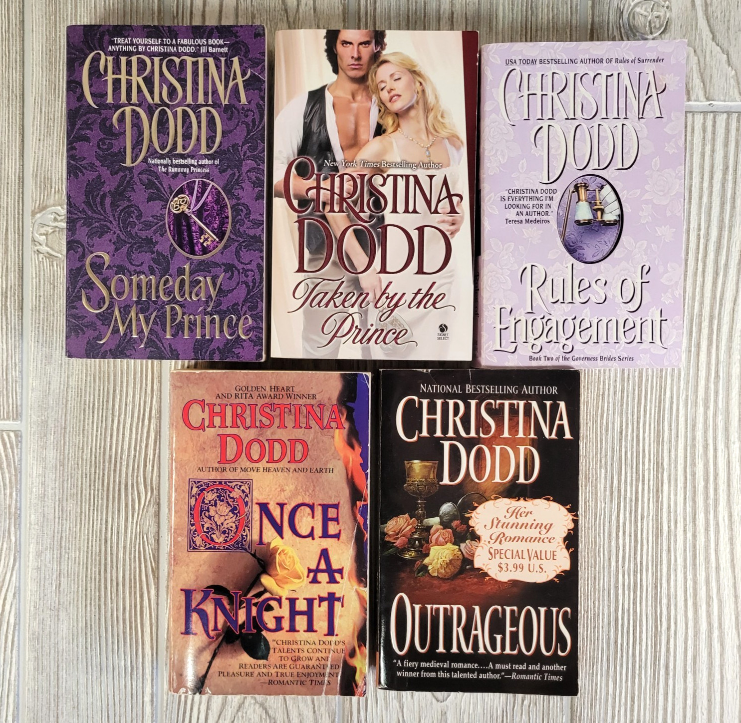 Christina Dodd Romance Novels Lot of 10 Misc Paperback 1990’s-2000’s