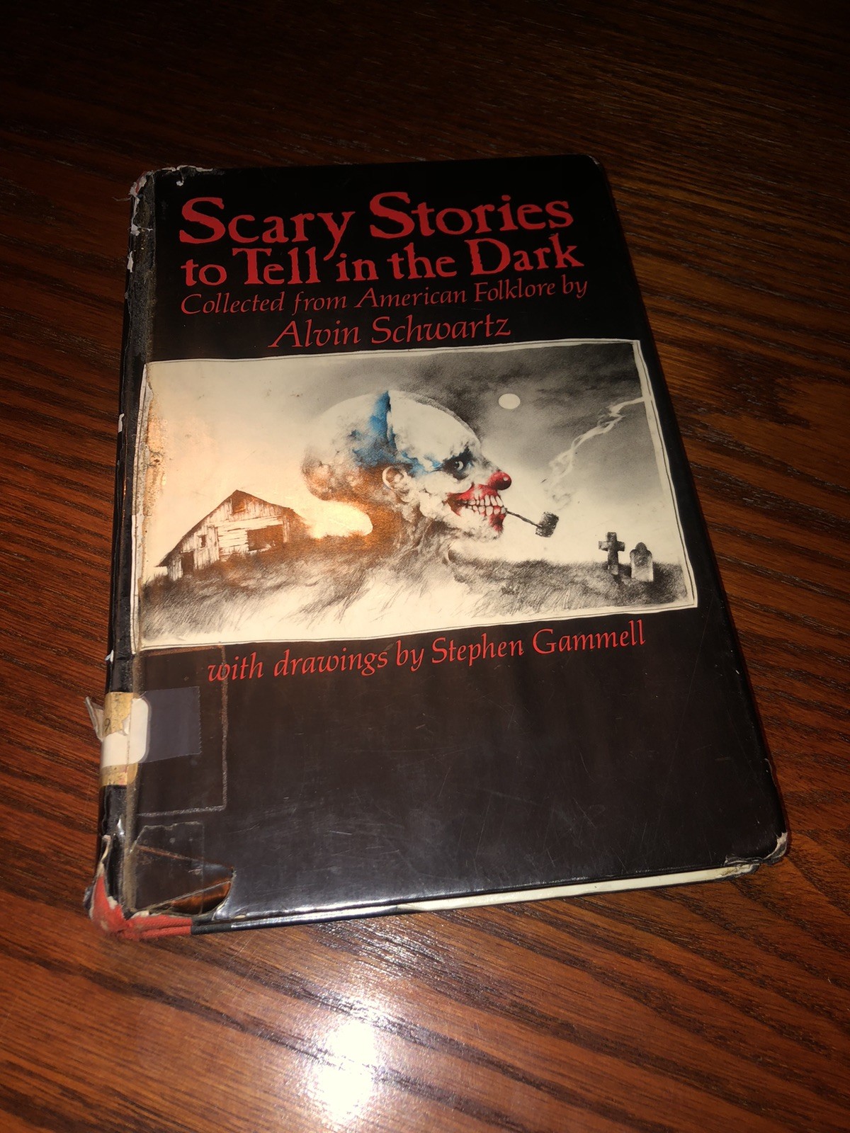 1981 1ST/5th SCARY STORIES TO TELL IN THE DARK ALVIN SCHWARTZ HC/HARDCOVER BOOK