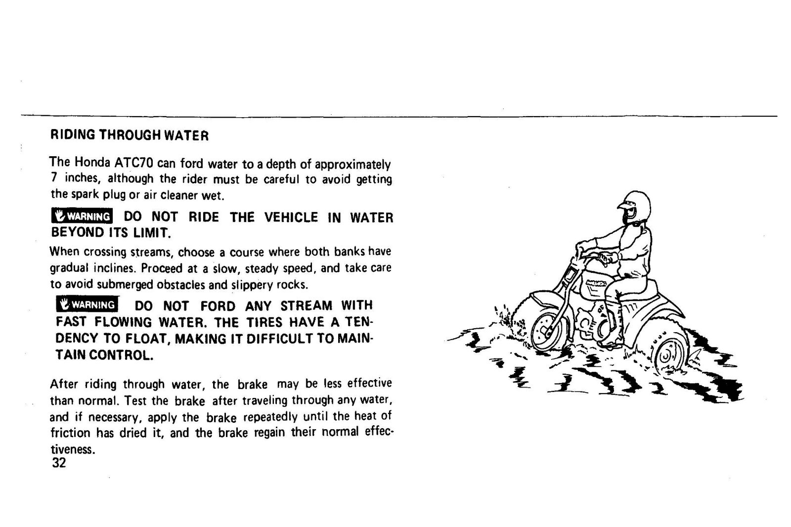 1983 Honda ATC70 Owner’s Manual 64 Pages
