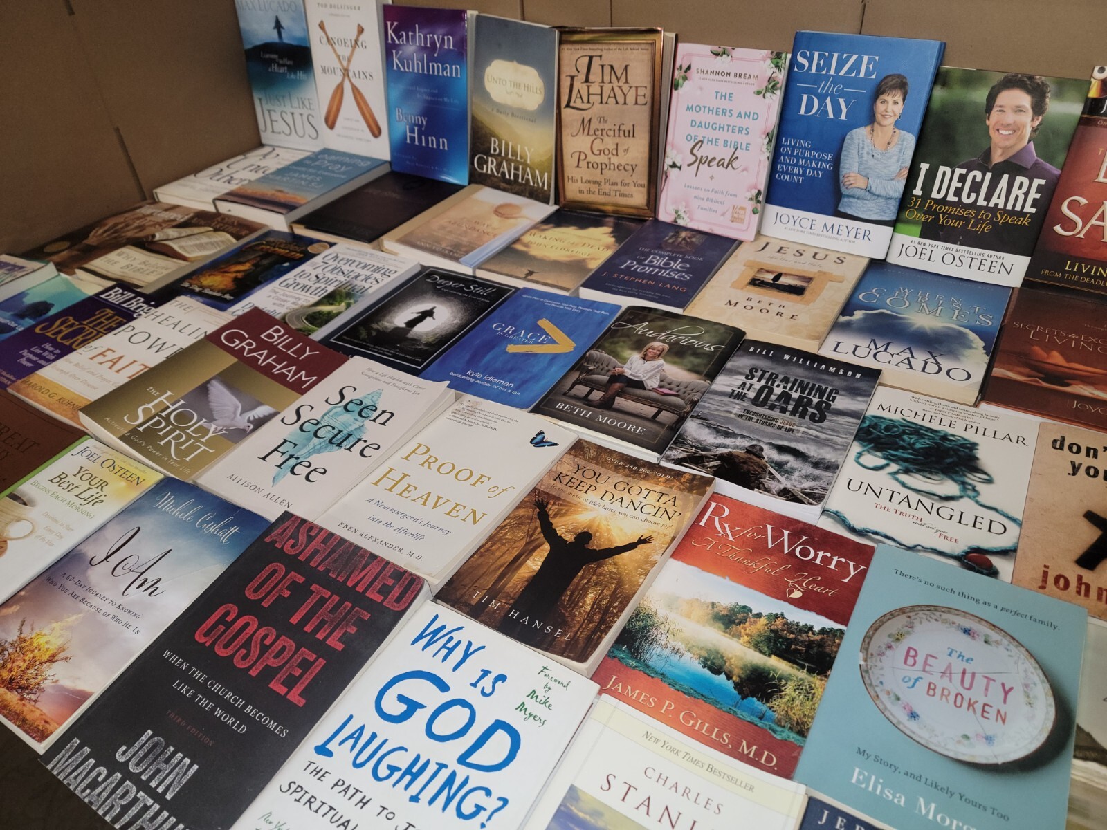 Lot of 5 Pounds LBs Christian Prayer Bible Jesus Theology Pray Books RANDOM*MIX